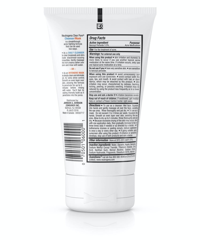 Sabonete e Máscara de Limpeza Clear Pore Cleanser/Mask 125ml