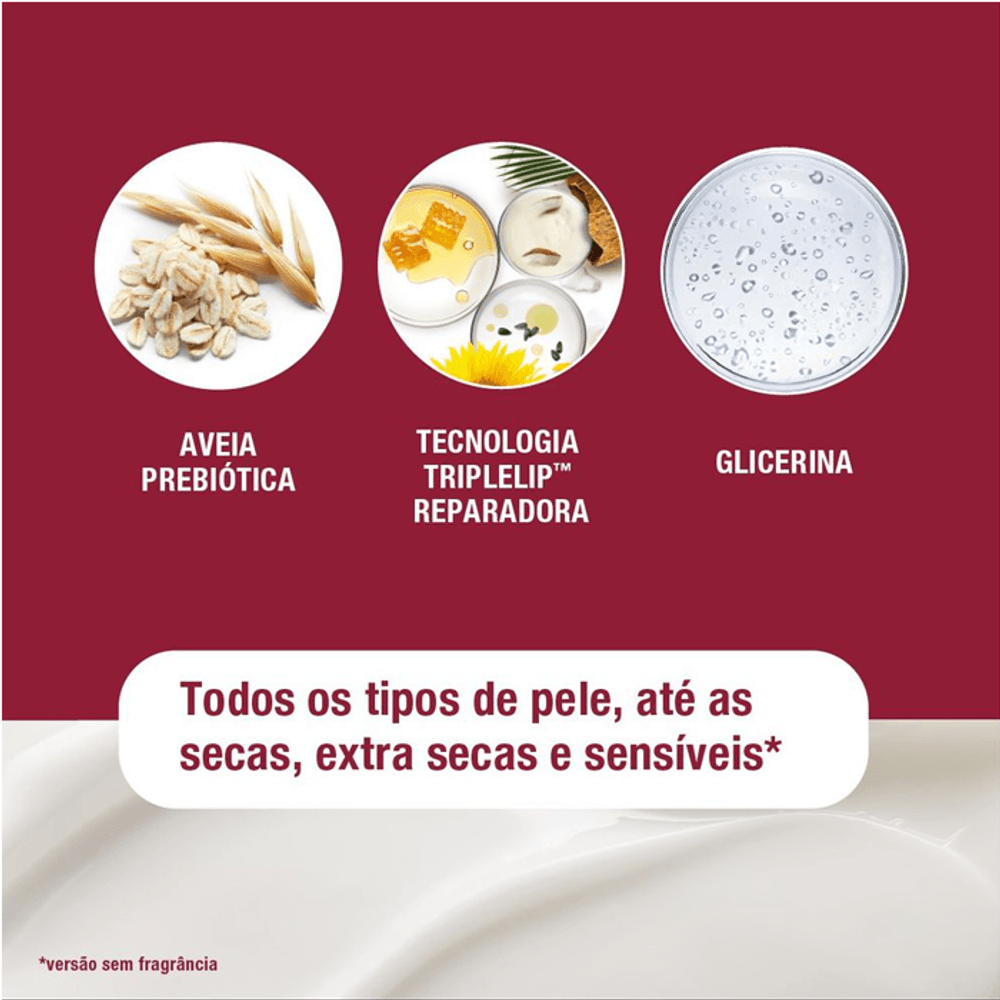 Hidratante Corporal Intensivo Sem Fragrância 400mL