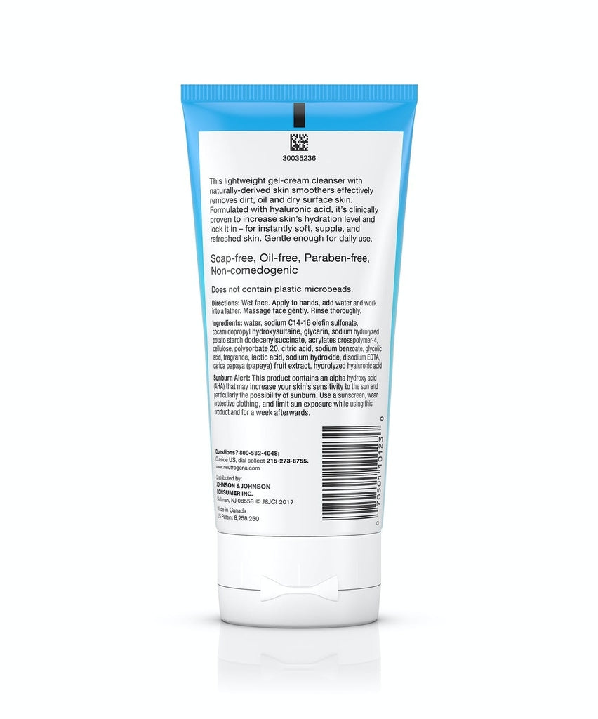 Gel Esfoliante Hydro Boost Daily Gel Cream Exfoliating Cleanser with Hyaluronic Acid 141g