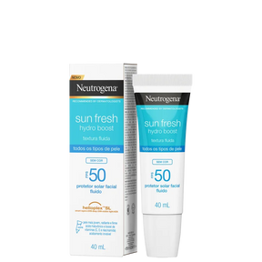 Sun Fresh Hydro Boost FPS50 Sem Cor - Protetor Solar Facial 40ml