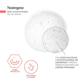 Sabonete Facial Deep Clean Gel Grapefruit 150g