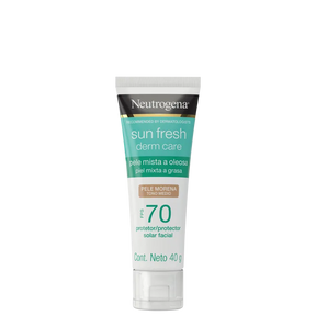 Sun Fresh Derm Care FPS 70 Pele Morena - Protetor Solar Facial 40g