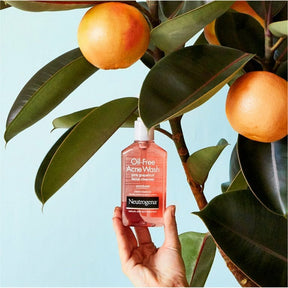 Espuma de Limpeza Facial sem óleo Oil-Free Pink Grapefruit Acne Facial Cleanser, 6 fl. oz 177ml