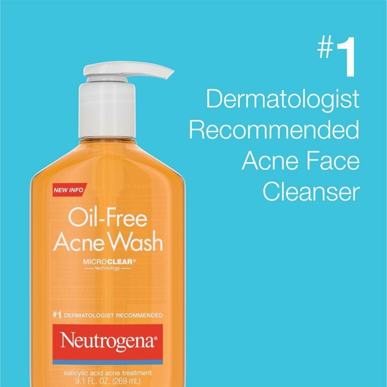 Sabonete Com Ácido Salicílico Oil-Free Salicylic Acid Acne Fighting Face Wash 269ml