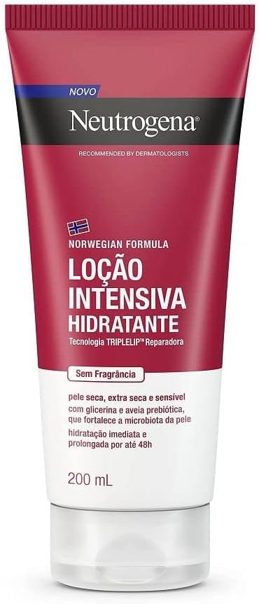 Norwegian Hidratante Corporal Intensivo Sem Fragrância, 200ml