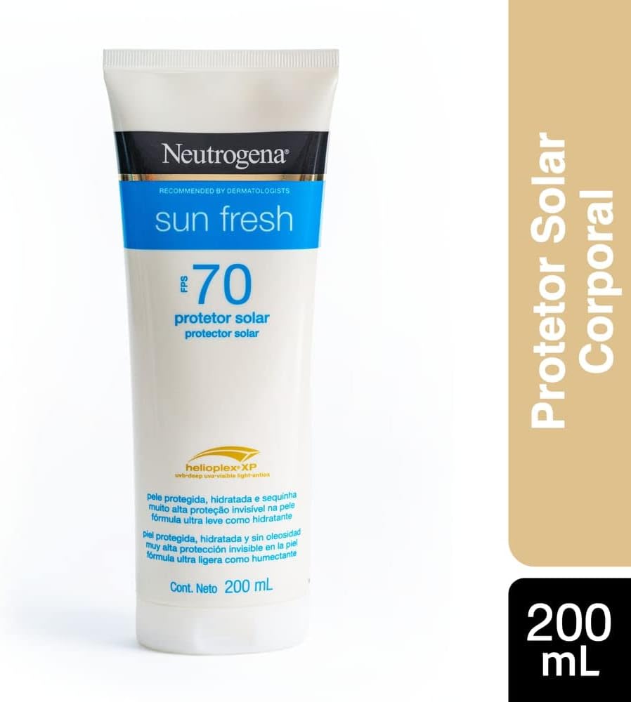 Sun Fresh Protetor Solar Corporal FPS 70, 200ml