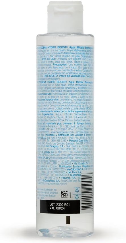 Água Micelar Demaquilante Hydro Boost, 200ml