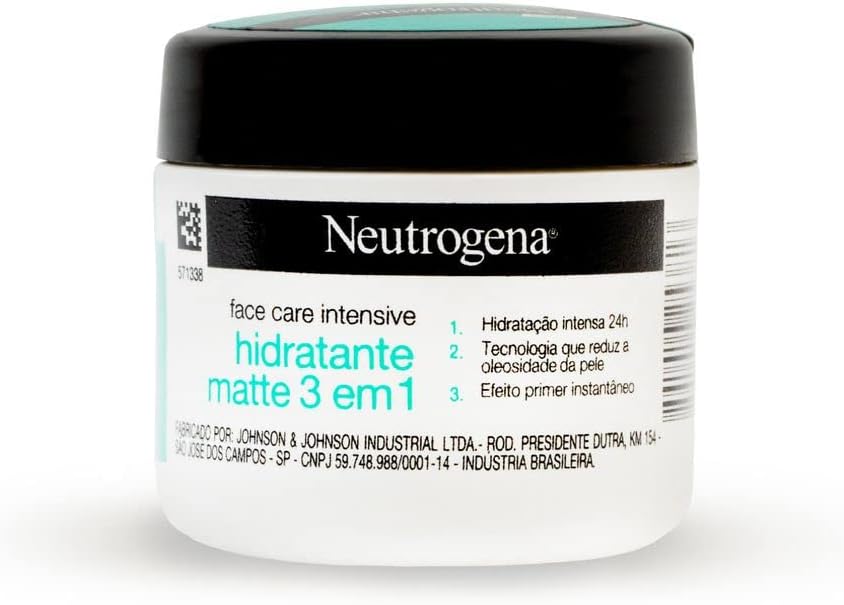 Hidratante Facial Matte 3 em 1 Face Care Intensive, 100g