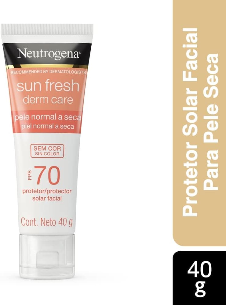 Protetor Solar Sunfresh Derm Care Dry Skin Sem Cor FPS 70 40g