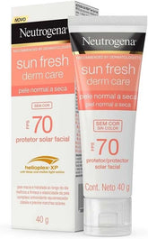 Protetor Solar Sunfresh Derm Care Dry Skin Sem Cor FPS 70 40g
