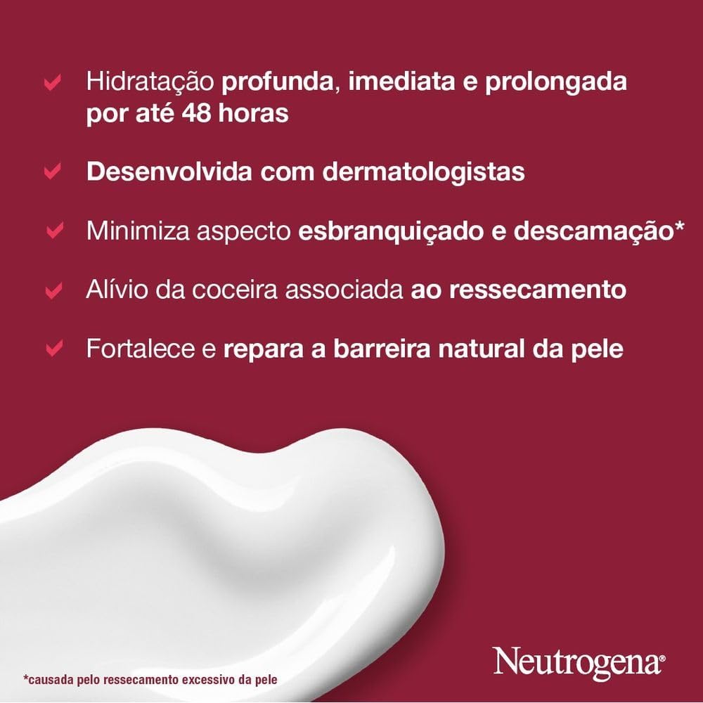 Norwegian Hidratante Corporal Intensivo Sem Fragrância, 400ml