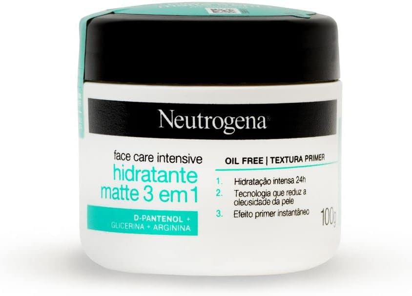 Hidratante Facial Matte 3 em 1 Face Care Intensive, 100g