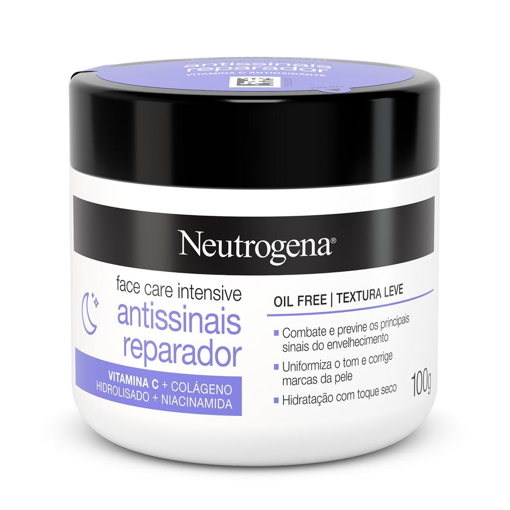 Creme Facial Antissinais Face Care Intensive Reparador Oil Free 100g
