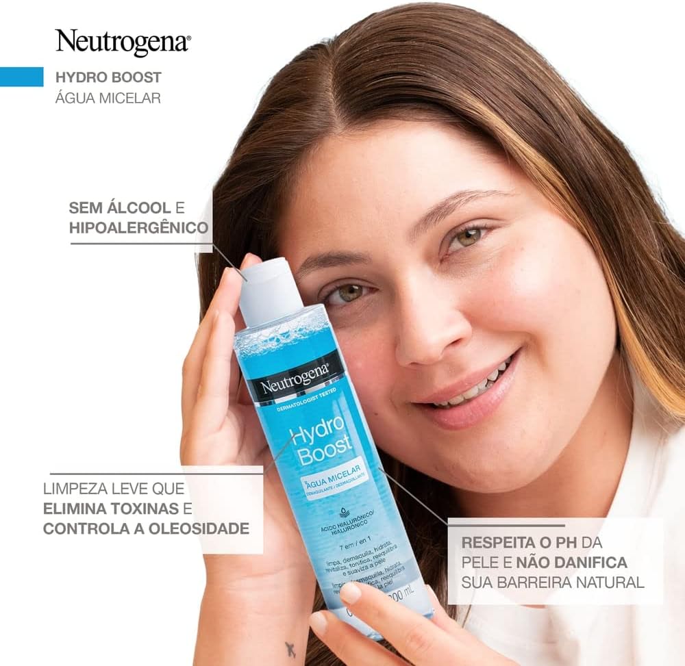 Água Micelar Demaquilante Hydro Boost, 200ml