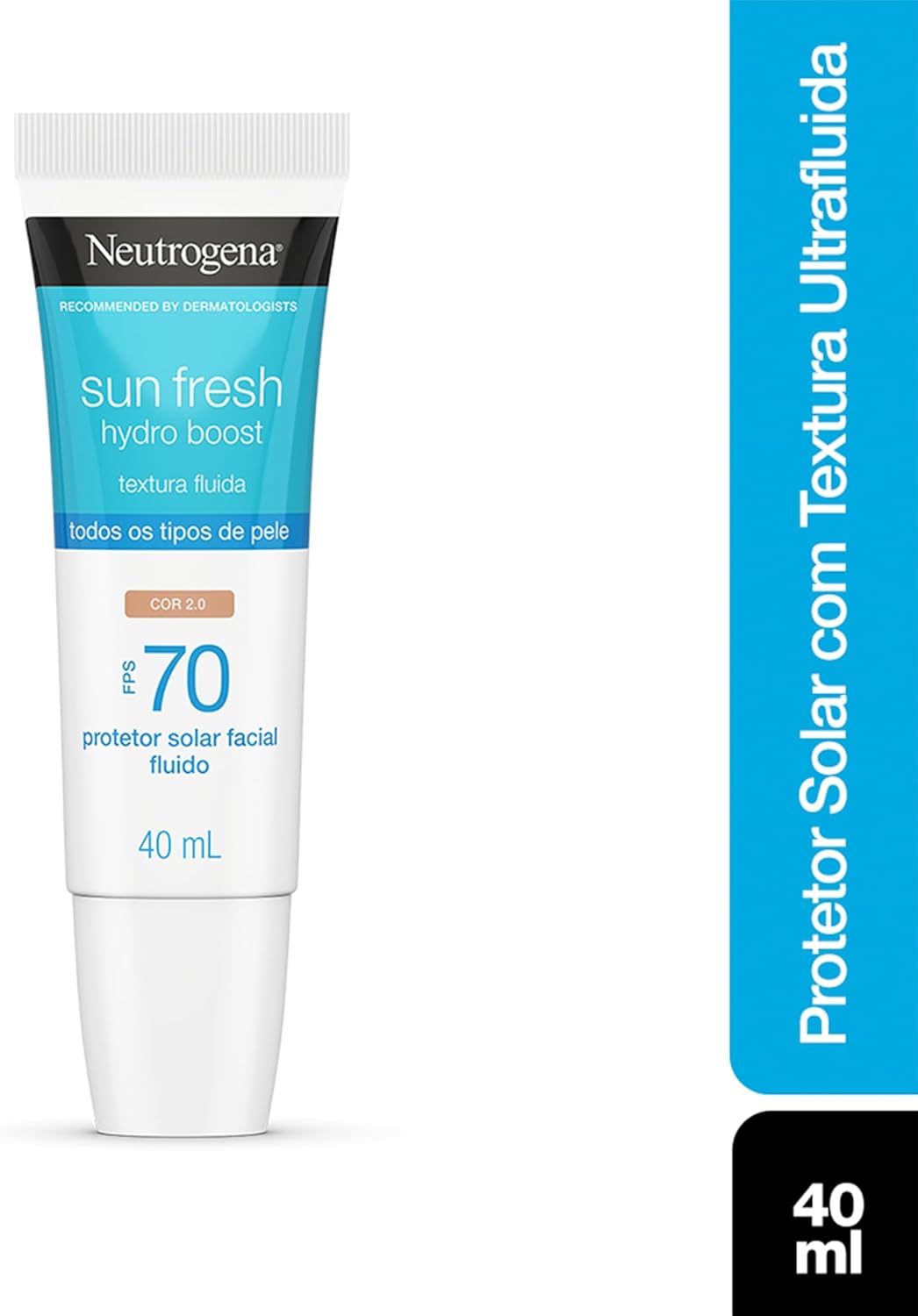 Protetor Solar Sun Fresh Hydro Boost Cor 2.0 FPS 70 40mL