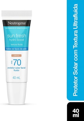 Protetor Solar Sun Fresh Hydro Boost Cor 2.0 FPS 70 40mL