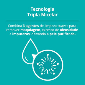 Água Micelar Demaquilante Purified Skin, 200ml