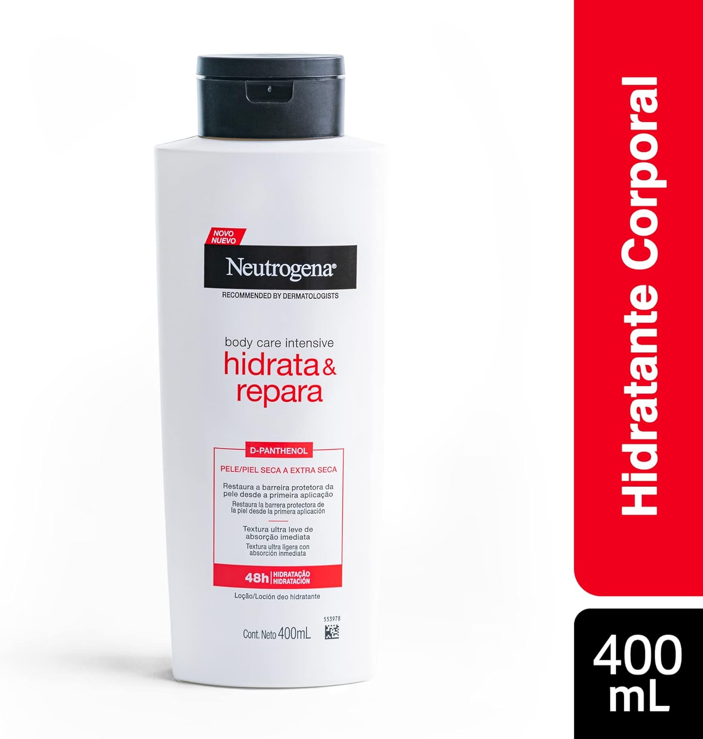Hidratante Corporal Body Care Intensive Hidrata & Repara, 400ml