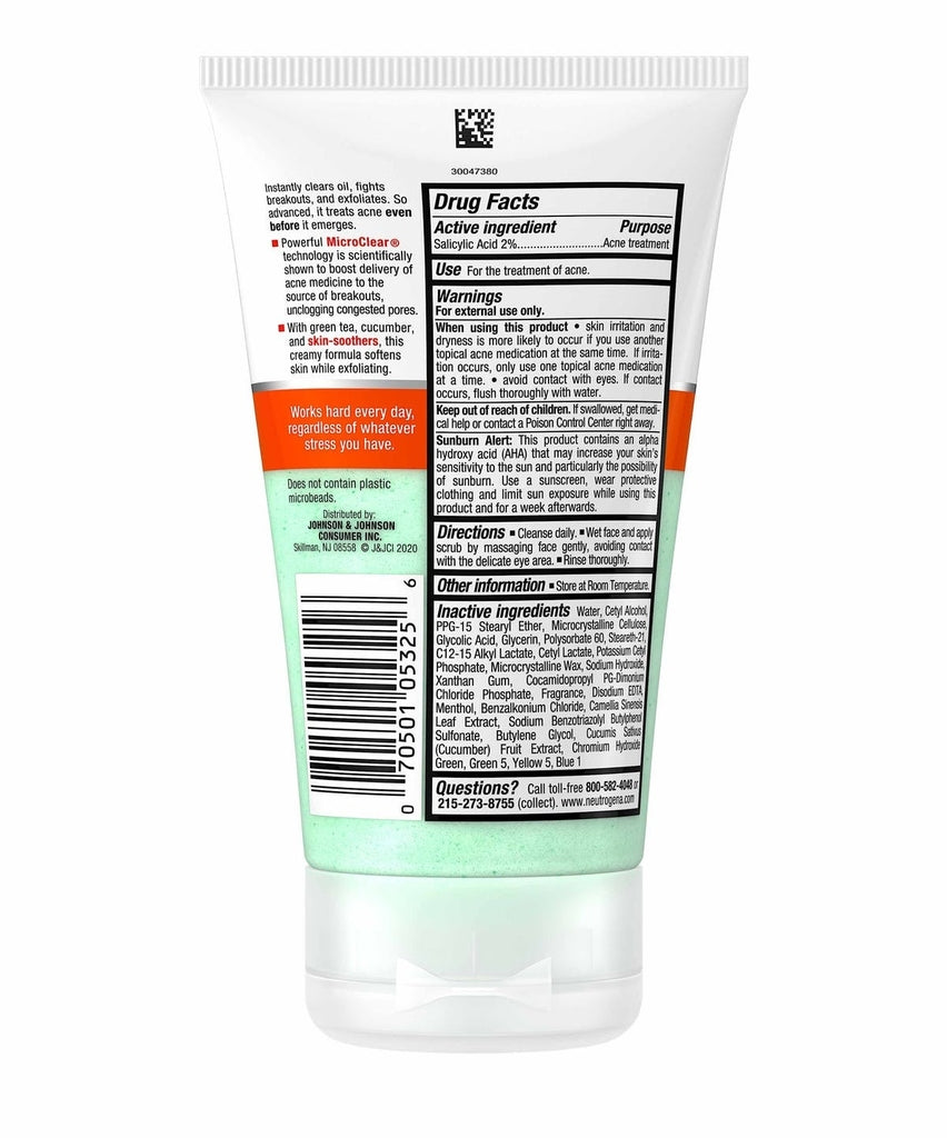 Esfoliante Oil-Free Acne Stress ControlPower-Clear Scrub 125ml