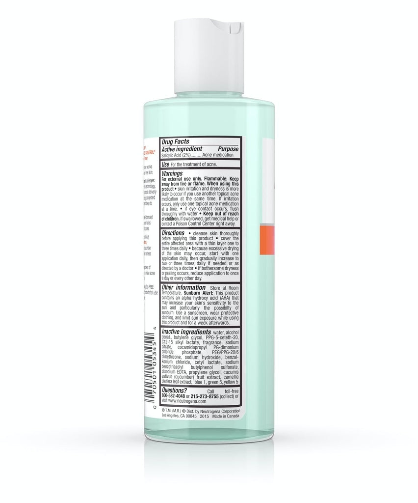 Tônico de ação tripla Oil-Free Acne Stress Control Triple-Action Toner 237ml