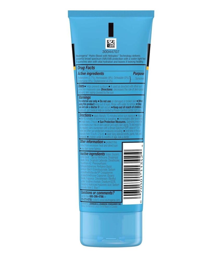 Hydro Boost Water Gel Protetor Solar Loção FPS 50 88ml