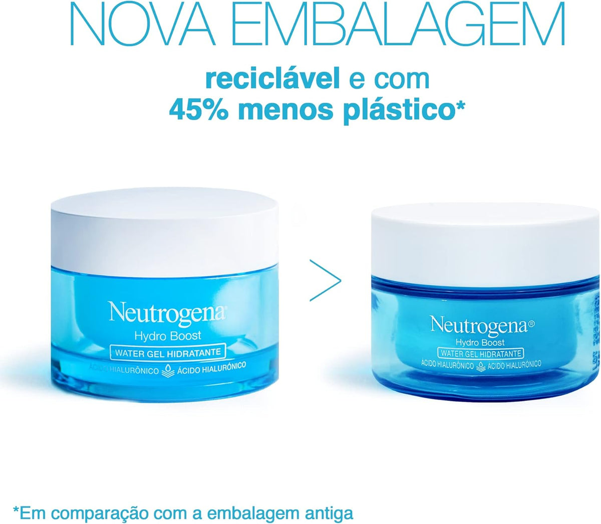Hidratante Facial Hydro Boost Water Gel 50g embalagem pode variar