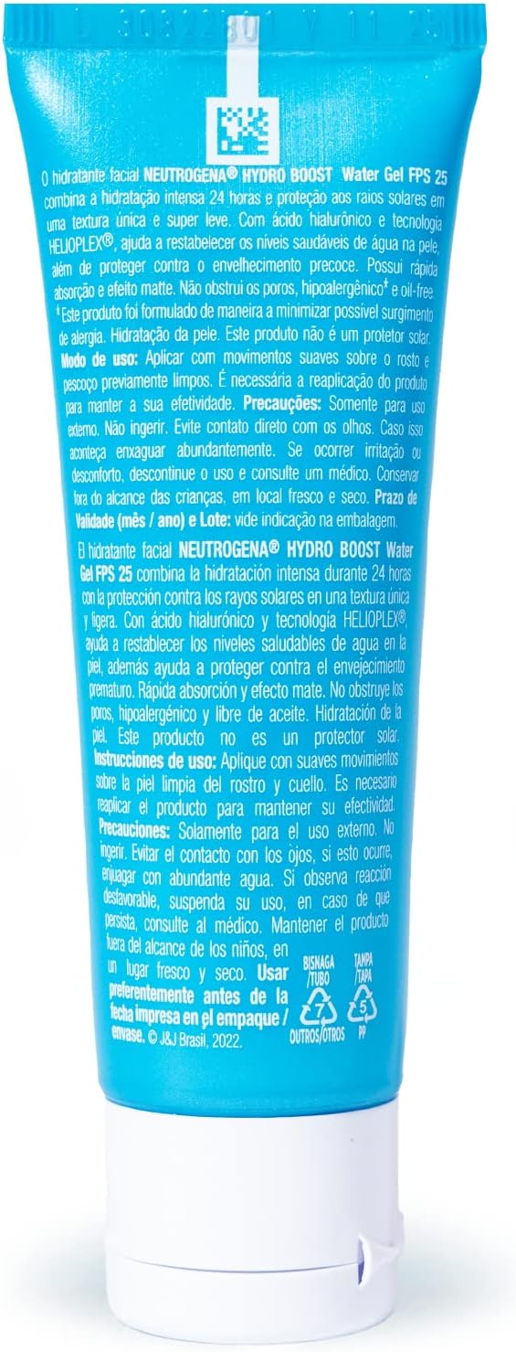 Hidratante Facial Hydro Boost Water Gel FPS25 40g