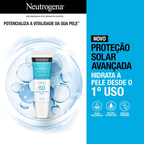 Protetor Solar Sun Fresh Hydro Boost Sem Cor FPS 50 40mL