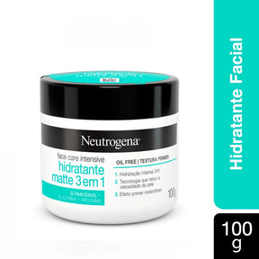 Creme Facial Hidratante Face Care Intensive Matte 3 Em 1 100g