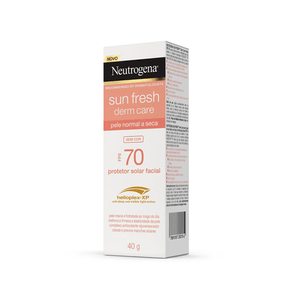 Protetor Solar Facial Derm Care 70 FPS Sem Cor 40g