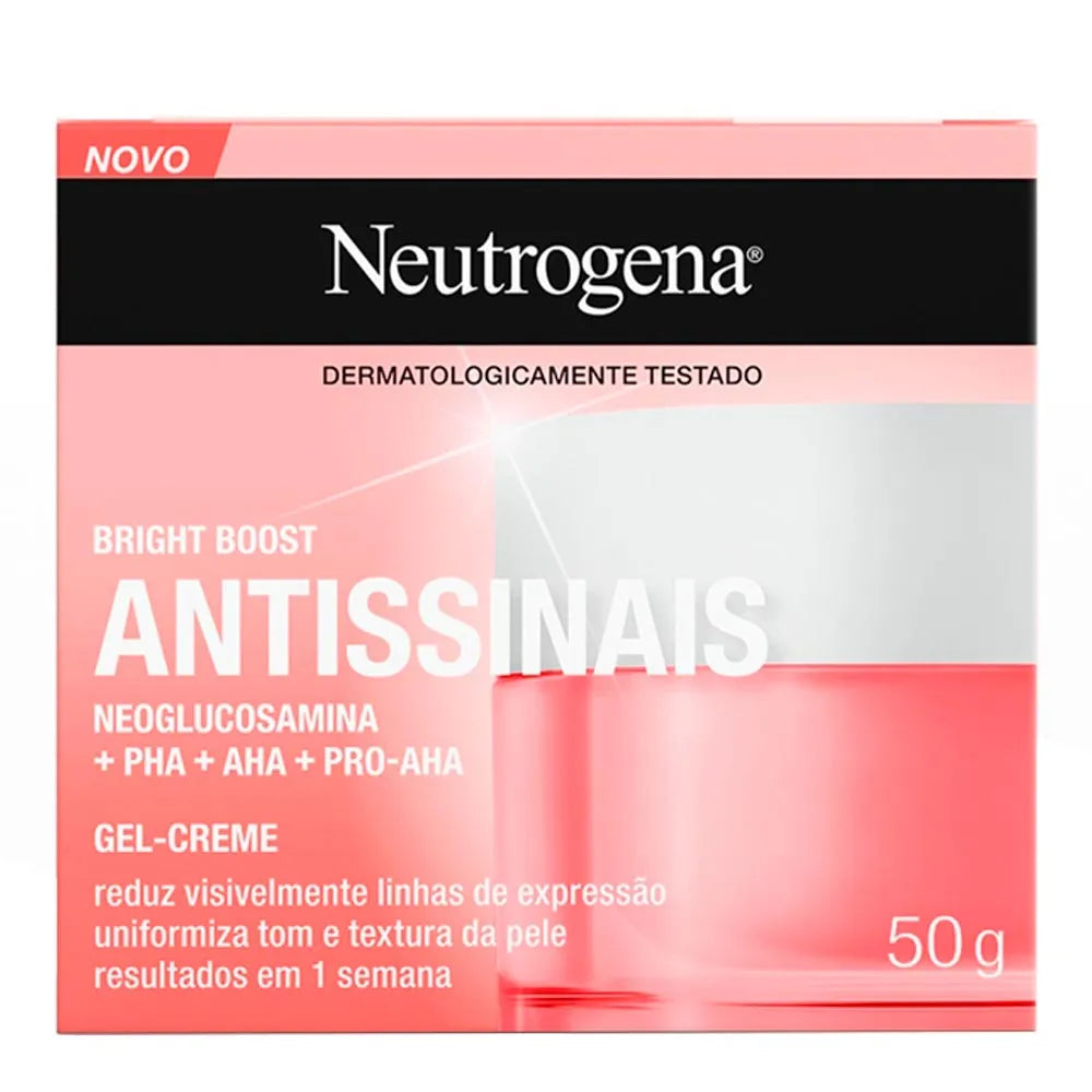Gel Creme Facial Antissinais Bright Boost 50g