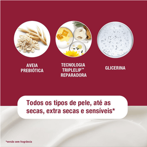 Hidratante Corporal Intensivo Sem Fragrância 400mL