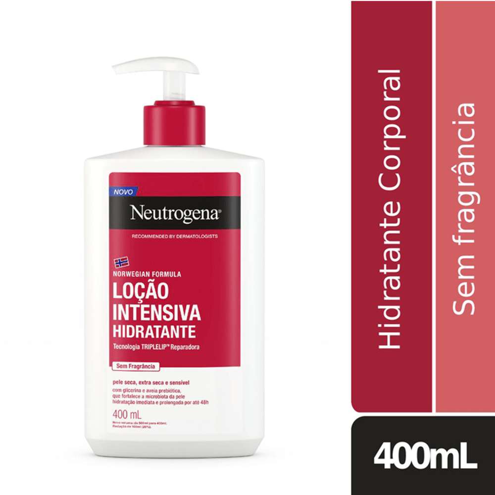 Hidratante Corporal Intensivo Sem Fragrância 400mL