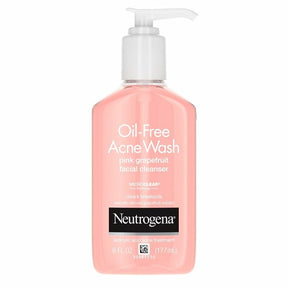 Espuma de Limpeza Facial sem óleo Oil-Free Pink Grapefruit Acne Facial Cleanser, 6 fl. oz 177ml