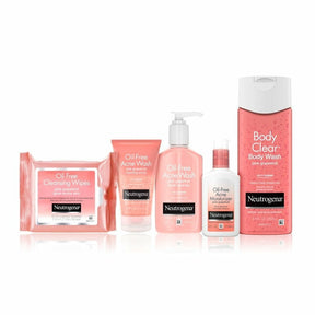 Espuma de Limpeza Facial sem óleo Oil-Free Pink Grapefruit Acne Facial Cleanser, 6 fl. oz 177ml