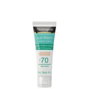 Sun Fresh Derm Care FPS 70 Pele Clara - Protetor Solar Facial 40g