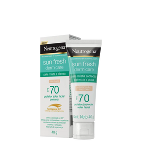 Sun Fresh Derm Care FPS 70 Pele Clara - Protetor Solar Facial 40g