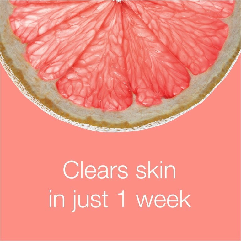 Espuma de Limpeza Facial sem óleo Oil-Free Pink Grapefruit Acne Facial Cleanser, 6 fl. oz 177ml