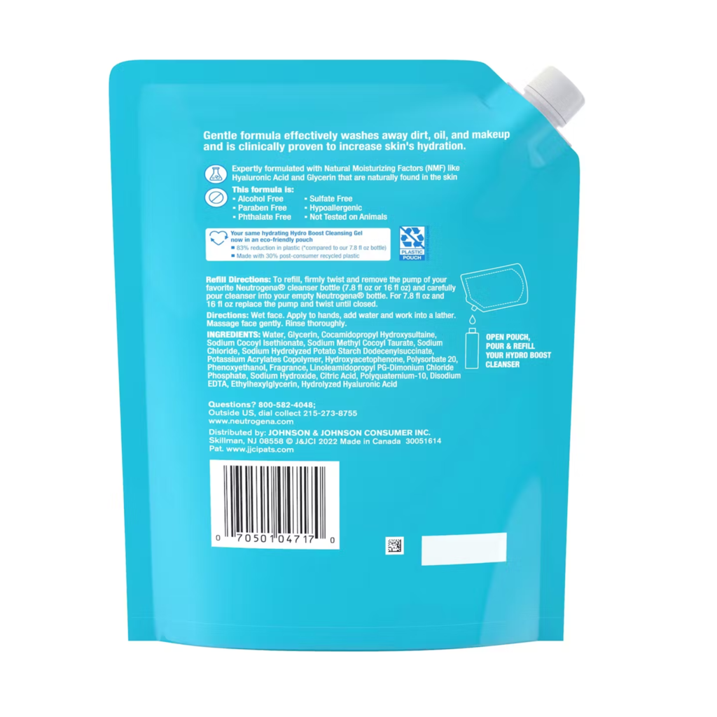 Gel de limpeza Hydro Boost Refil 473ml