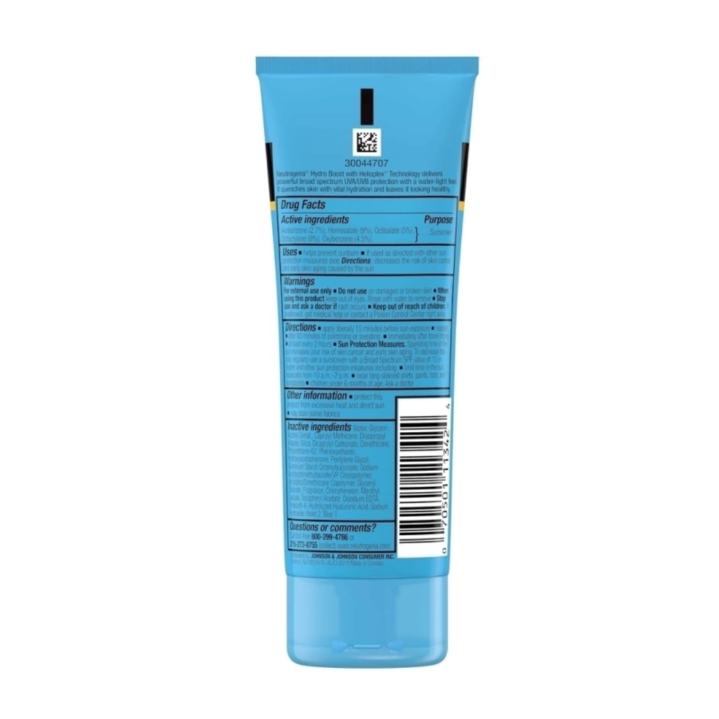 Hydro Boost Water Gel Protetor Solar Loção FPS 50 88ml