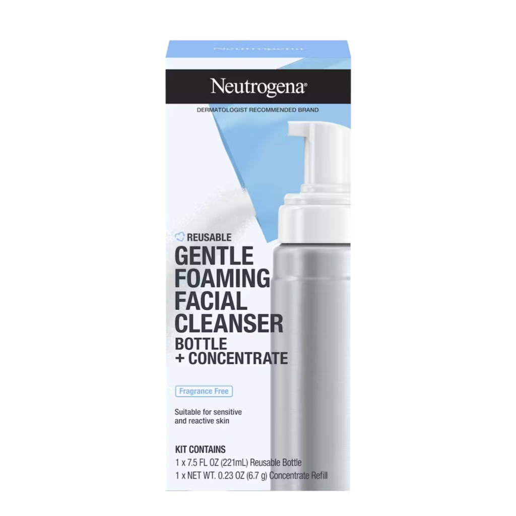 Kit Sabonete Esfuma Facial de Limpeza + Embalagem Reutilizável 221ml
