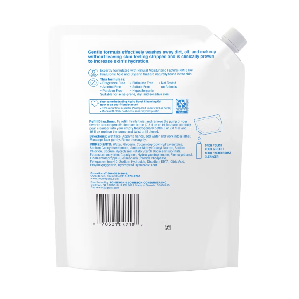 Refil Gel de Limpeza Hydro Boost 473ml