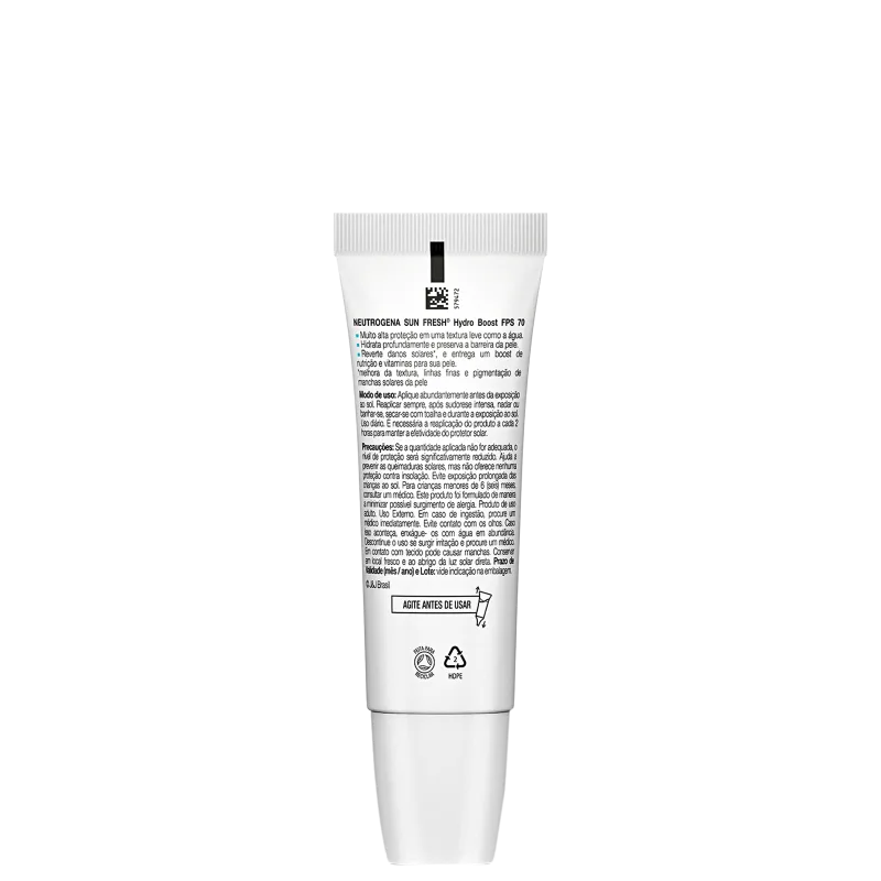 Sun Fresh Hydro Boost FPS70 Cor 2.0 - Protetor Solar Facial com Cor 40ml