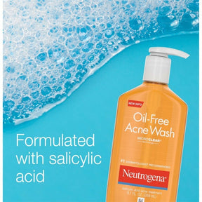 Sabonete Com Ácido Salicílico Oil-Free Salicylic Acid Acne Fighting Face Wash 269ml