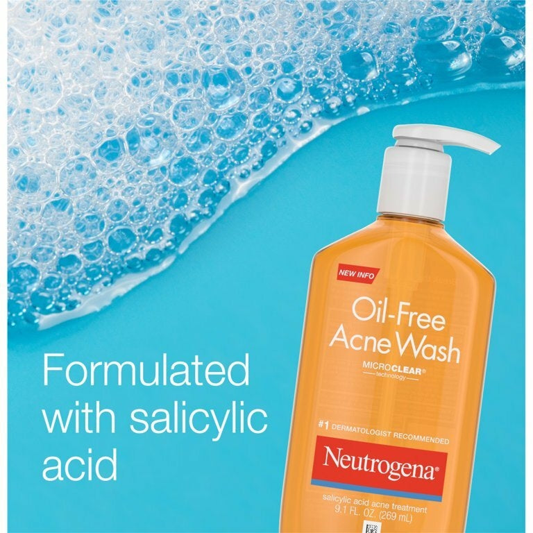 Sabonete Com Ácido Salicílico Oil-Free Salicylic Acid Acne Fighting Face Wash 269ml