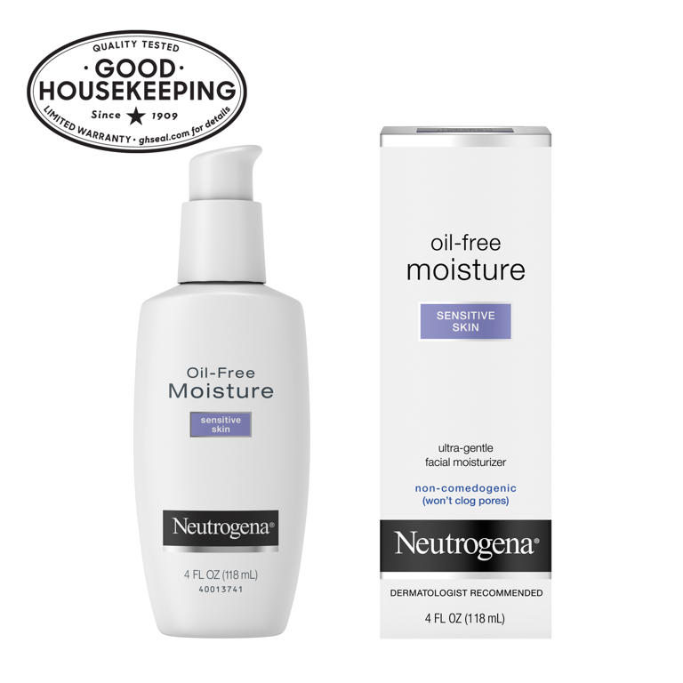 Hidratante Facial Ultra-Suave , Oil Free Moisture, Ultra-Gentle Facial Moisturizer, Sensitive Skin, 118ml